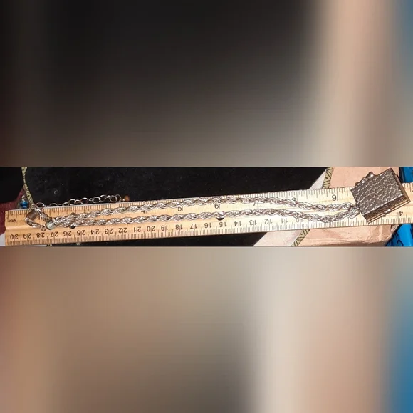 Vintage trinket, pill box Old Timey phone rhinestone pendant and charm - Picture 5 of 16